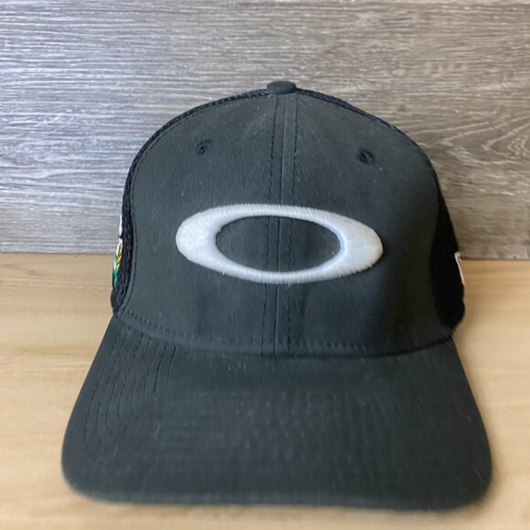 Oakley Pro Am Hat Cap Fitted Mens Large Gray Golf Tournament Mesh New Era - Picture 2 of 11